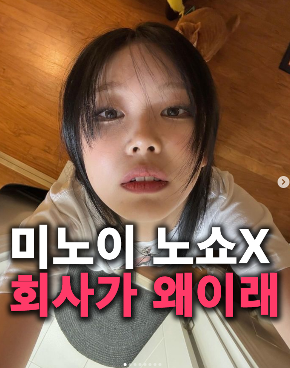 <b>미노이</b> "회사가 도장 위조, 사과문도 못쓰게 해" <b>광고 노쇼</b>  입장문