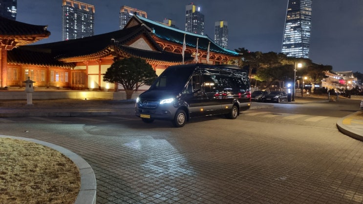  15인승 의전차량 벤츠스프린터 다옴여행사입니다