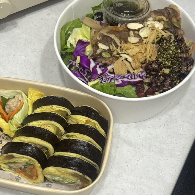  강남구청역 3번출구 김밥 맛집 오프레쉬