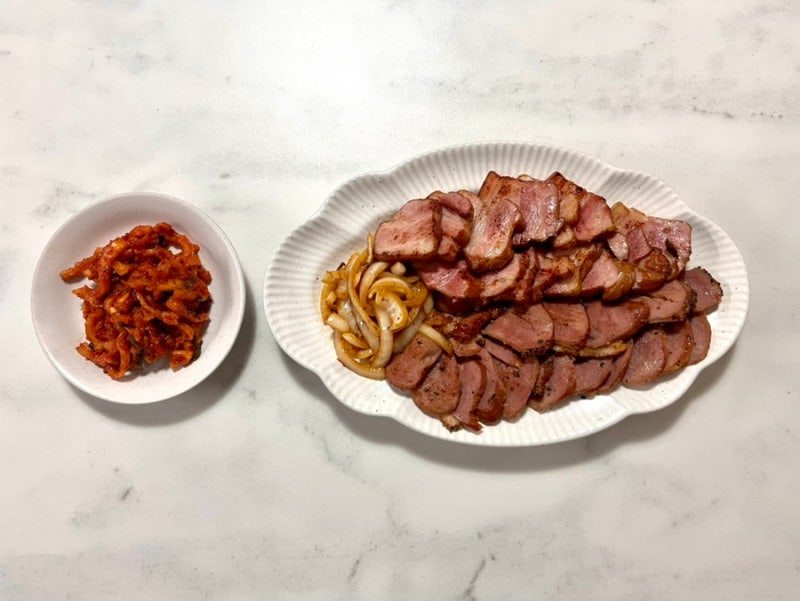 다향 바베큐 통삼겹 & GAMI 흑후추 훈제오리 가슴살 슬라이스