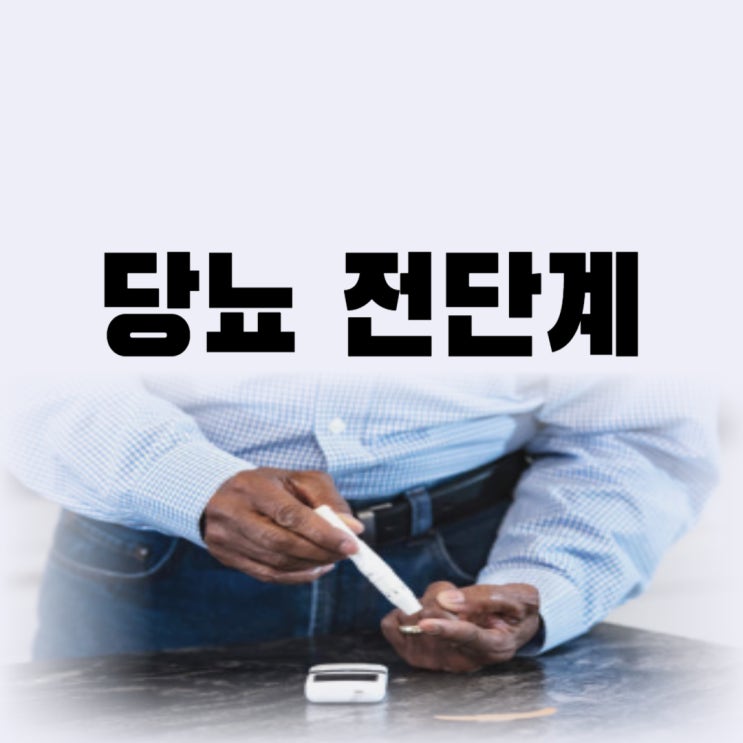  당뇨전단계 증상 치료하면 완치 가능할까(당뇨전단계 수치)