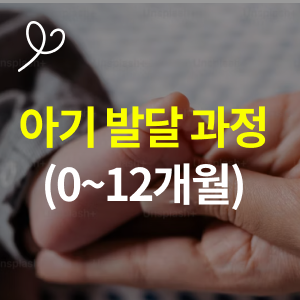  아기 발달 과정 총정리 (0~12개월)