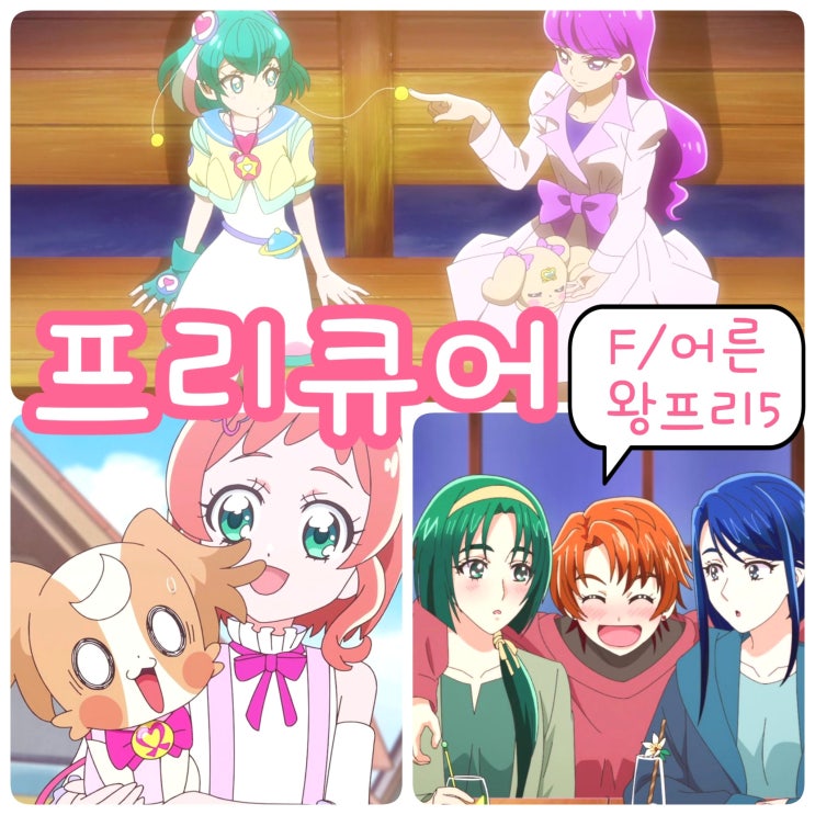  원더풀 프리큐어 5화 어른 프리큐어 올스타즈 F 극장판 후기
