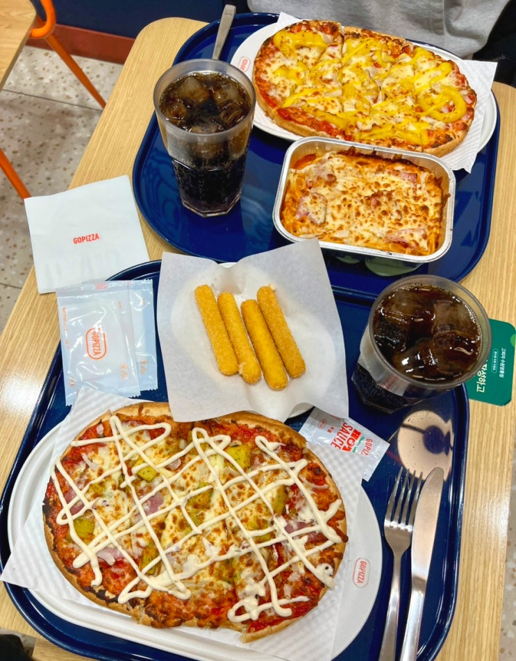  수원 영통 피자 맛집 : 가성비가 좋은 고피자 2.5인 피자 세트 후기