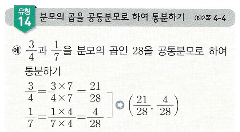 초 5-1 약분과 통분 핵심 개념 요약정리 ssen : 네이버 블로그