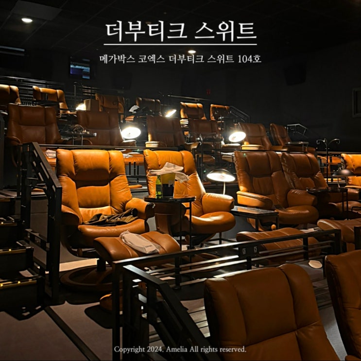  메가박스 코엑스 더부티크 스위트 특별관 듄2 관람후기 | 명당 시야