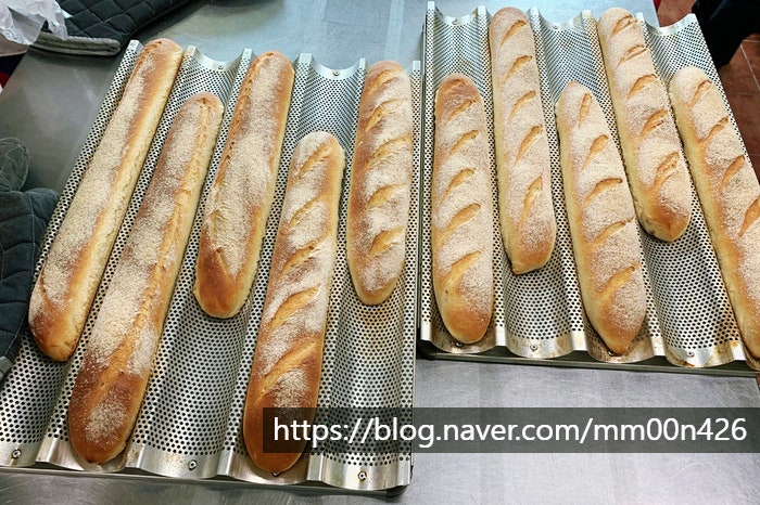  통밀을 넣은 바게트 만들기  다이어트 통밀 바게트 빵 만들기
