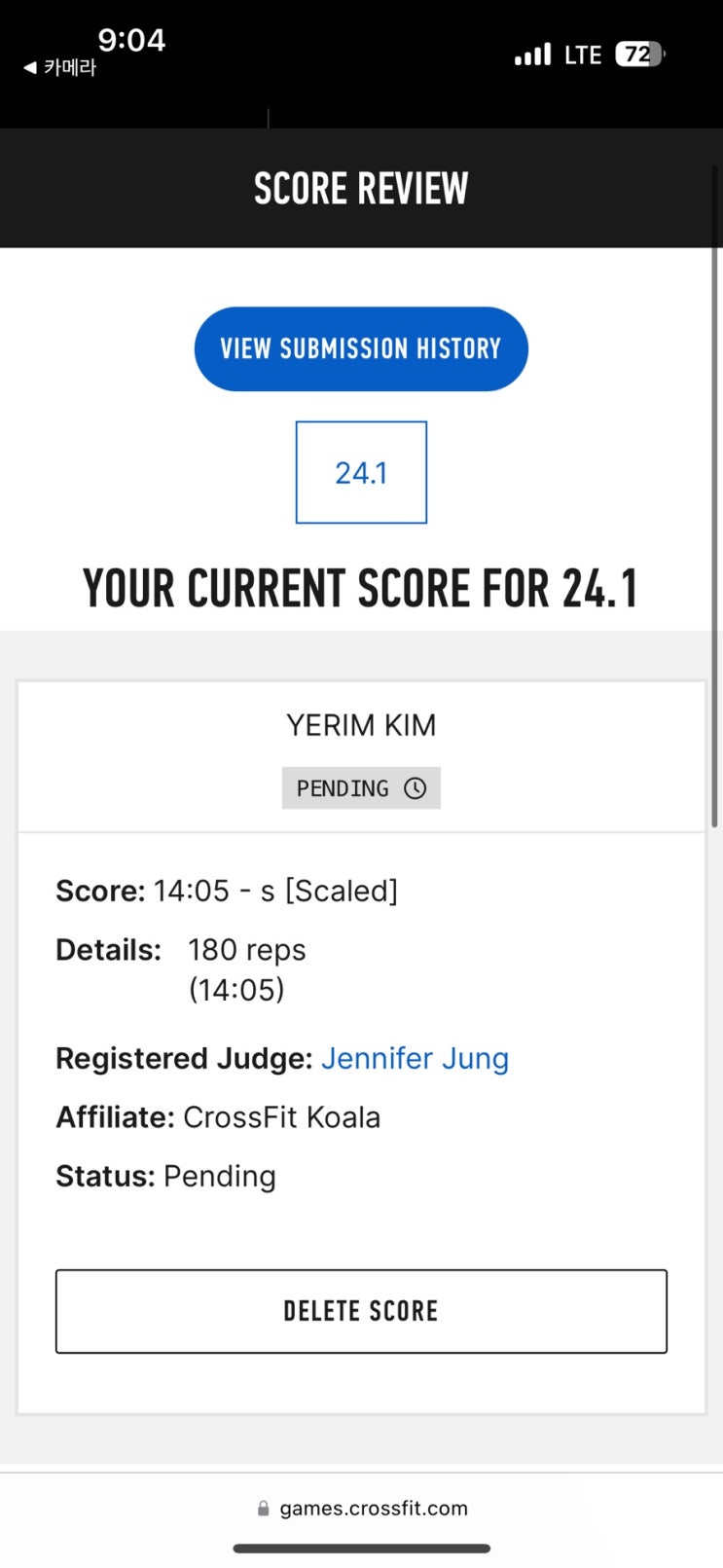  크로스핏 오픈 측정 24.1 후기(첫 번째 와드)