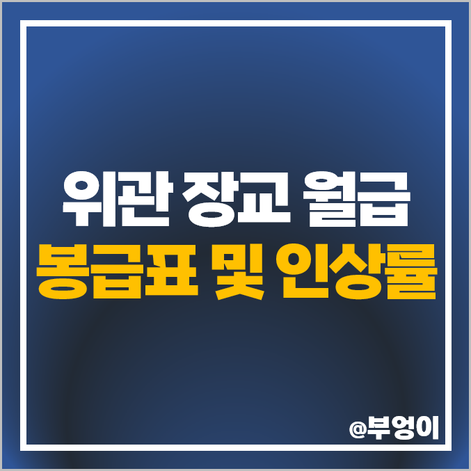 2024년 군인 월급 위관 육군 장교 준위 소위 중위 대위 봉급표 인상률 2024년 군인 월급 위관 육군 장교 준위 소위 중위 대위 봉급표 인상률