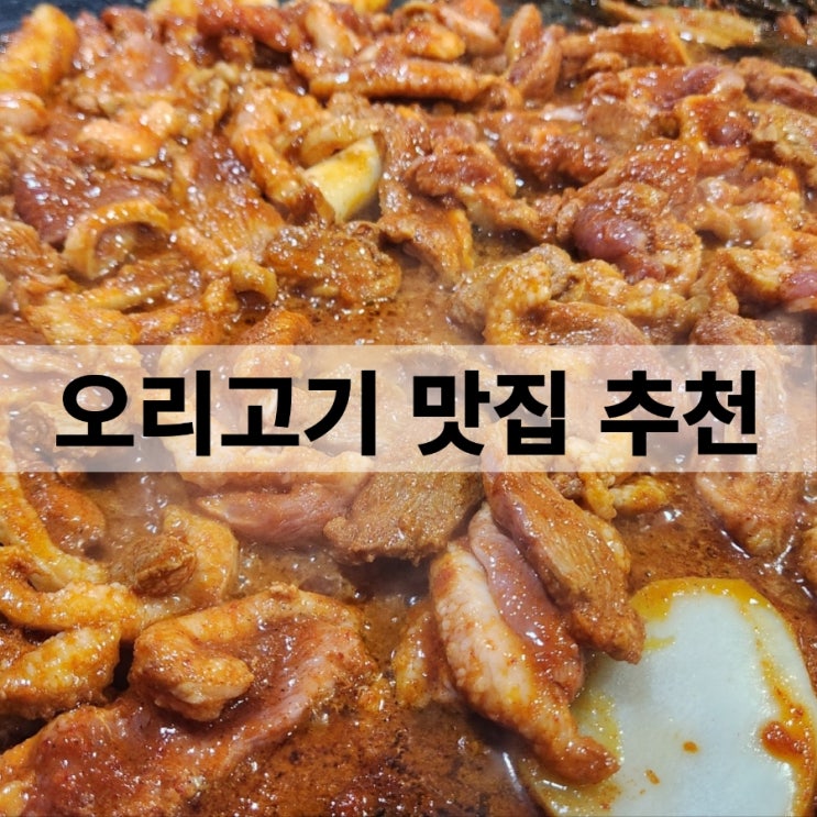 [하남 맛집] 오리고기 맛집 추천! feat.장수돌판오리