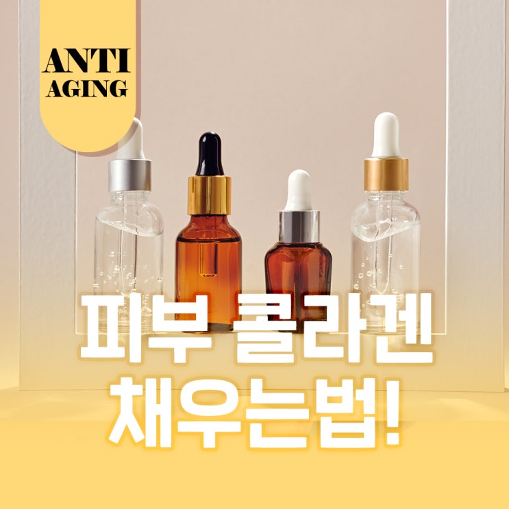  피부 콜라겐 차오르게 하는 방법은?