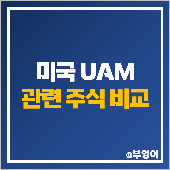 미국 UAM 관련주 종류 보잉 주식 조비 JOBY 주가 ACHR 미국 UAM 관련주 종류 보잉 주식 조비 JOBY 주가 ACHR