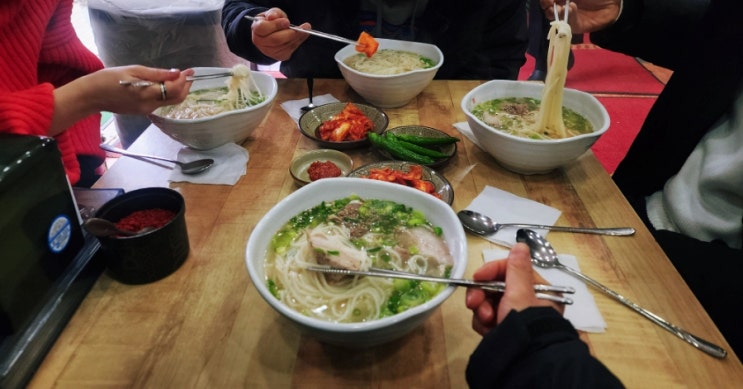  제주공항아침식사 올레국수 주차팁,제주시고기국수맛집