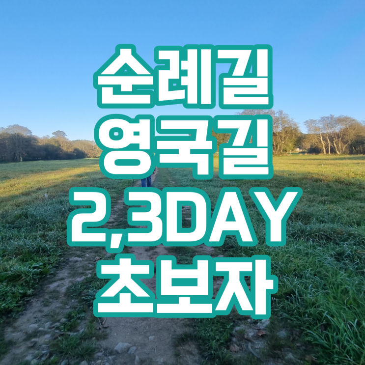  순례길 영국길(Camino Inglés) 5일코스 2~3DAY 초보자 후기
