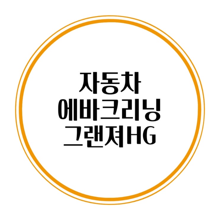  자동차 에바크리닝 내시경청소 그랜져hg