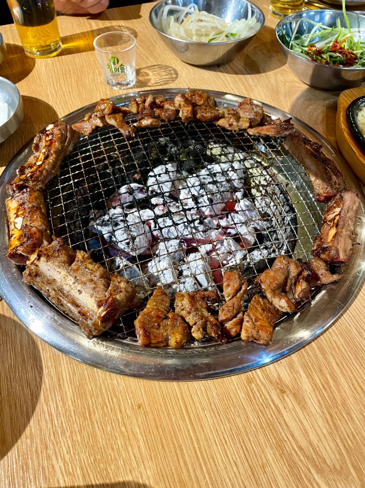 개학날 이멤버 리멤버 좋은 사람들과 함께한 신부동 1986 숯불구이 / 천안식후감
