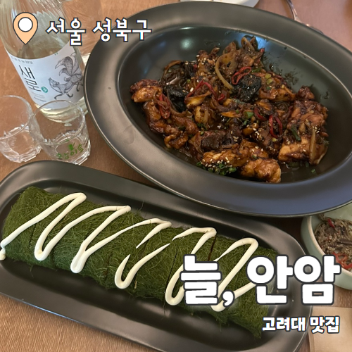  늘 안암 : 안암전통주맛집 한식주점 추천 후기