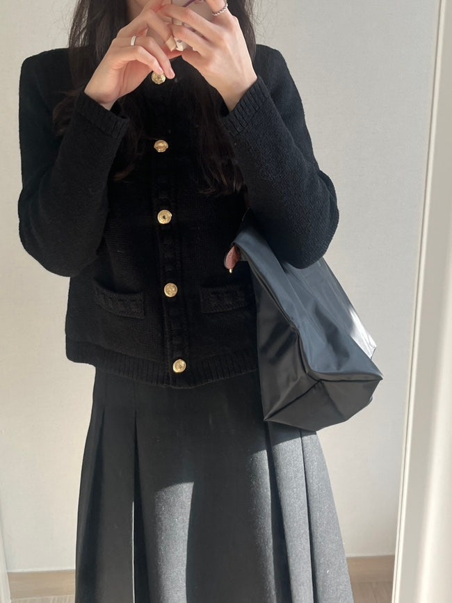  롱샴 르 플리아쥬 오리지널 숄더백 L 사이즈 블랙 브라운 정려원 가방 / longchamp le pliage original