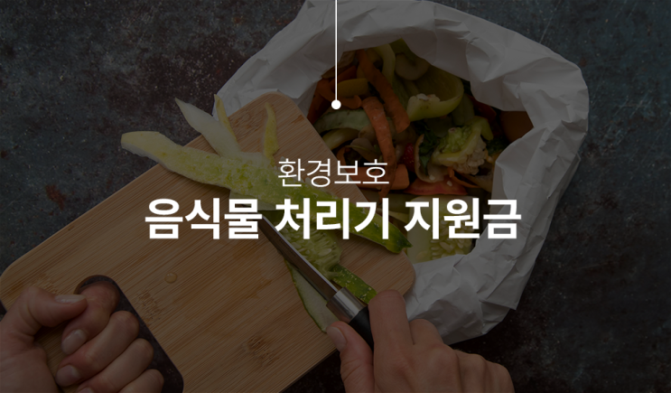  음식물 처리기 정부 지원금 받고 구입하는 방법(최대 70%)