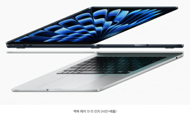 Apple, 이번 주 신제품 발표, 아이패드/맥북에어 공개 전망, ‘M3 칩’ 탑재 신형 맥북Air 조용히 공개
