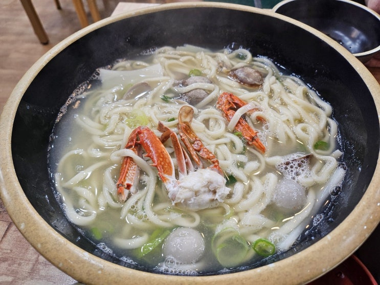 [다대포해수욕장 맛집 버들집바지락해물칼국수] 근처에서 속 든든하게