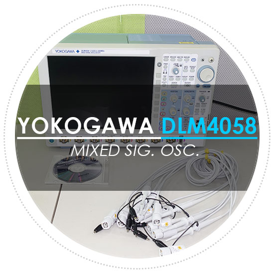  요꼬가와 / Yokogawa DLM4058 Mixed Signal Oscilloscope / 믹스 시그널 오실로스코프 계측기 대여합니다