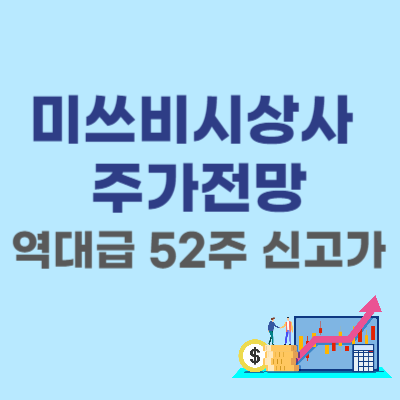  일본 미쓰비시상사 주가 전망 - 역대급 52주 신고가
