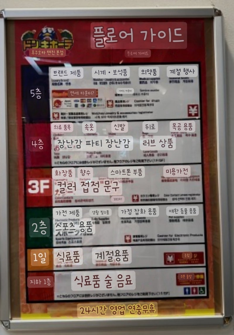 후쿠오카 돈키호테 텐진점 나카스점 | 쇼핑리스트, 추천템, 면세 할인쿠폰사용, 카드결제, 사은품 : 네이버 블로그