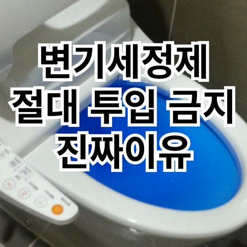 변기세정제 투입금지 진짜 이유는?