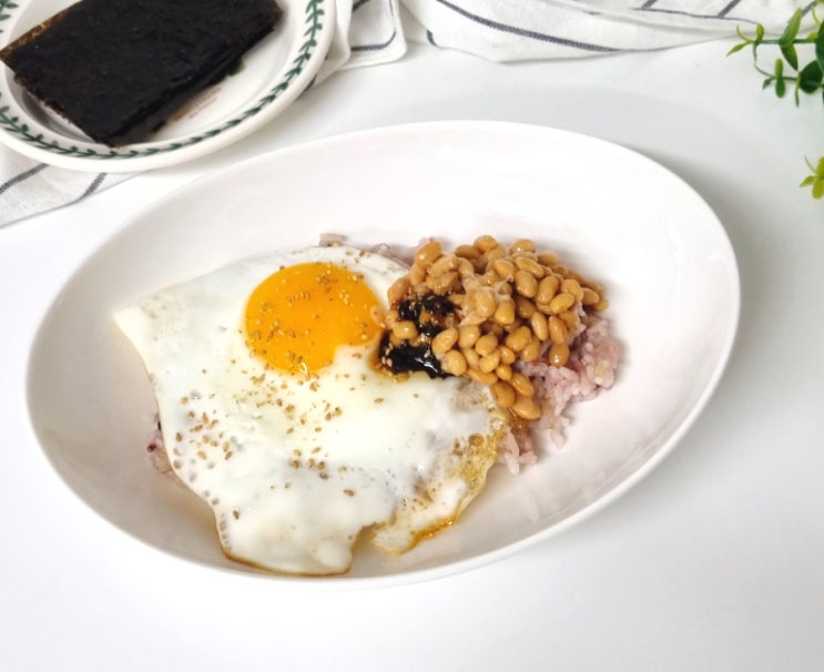  낫또 맛있게 먹는법 다이어트 낫또 비빔밥 효능 칼로리 간장계란밥 레시피