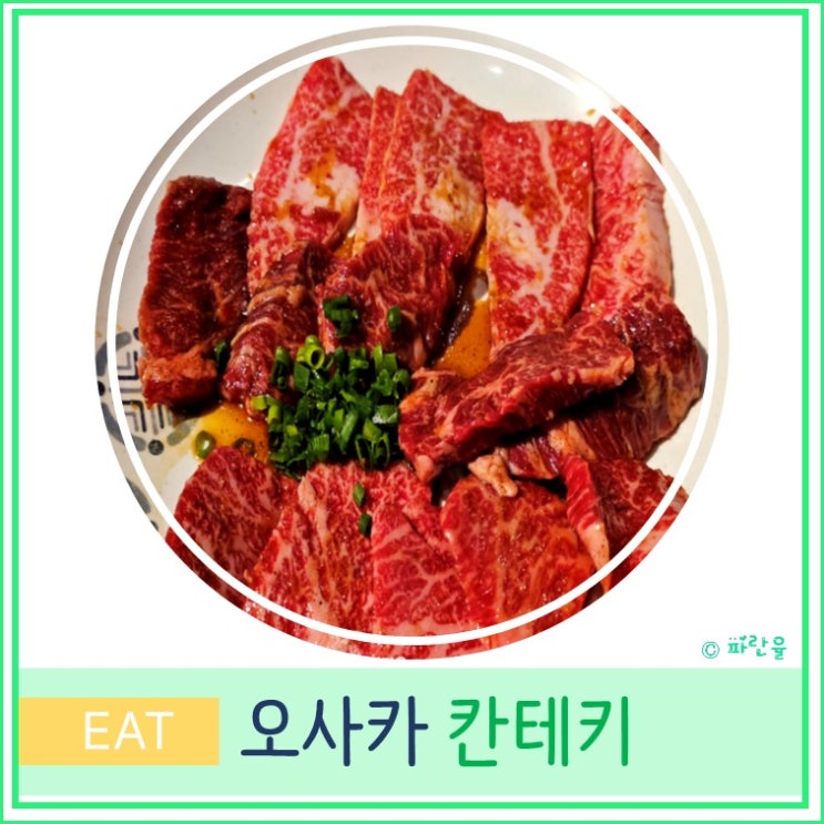  일본 오사카 여행 현지인 추천 로컬 가성비 야끼니꾸 맛집 칸테키