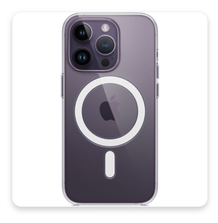 Apple 정품 아이폰 맥세이프 투명 케이스 아이폰14 Pro MPU63FE/A