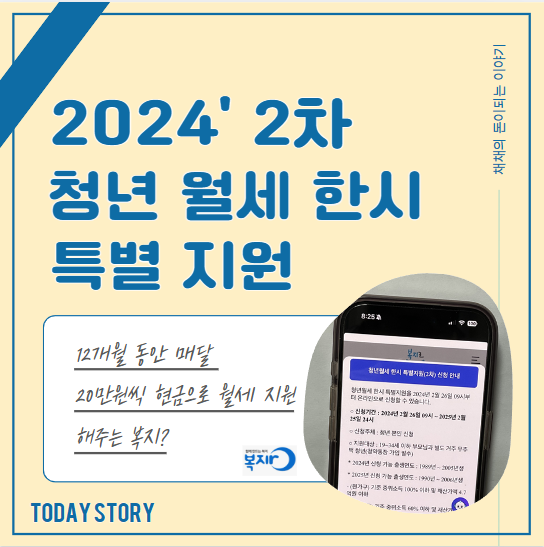  청년 월세 지원 2차 (신청 방법, 내용, 준비서류)