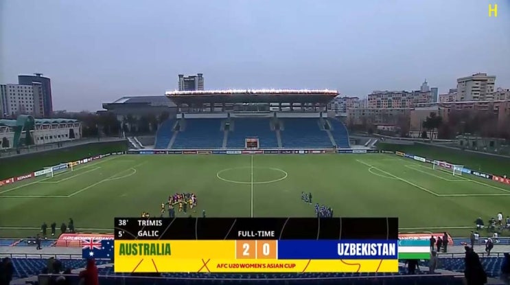 AFC U-20 여자 아시안컵 A조 2차전 호주 vs 우즈벡