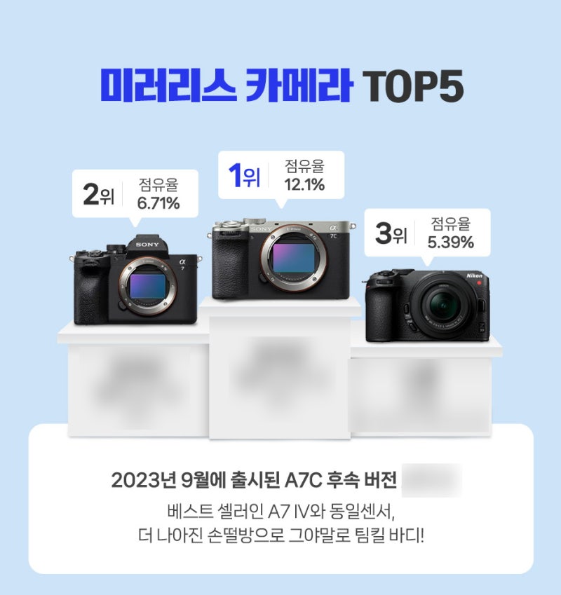 2월 미러리스 카메라 인기순위 (+디카소식)