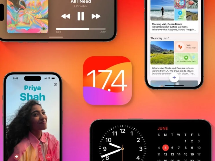 애플 아이폰 iOS / 아이패드 iPadOS 17.4 공식 업데이트 내용과 지원 모델 정보 입니다 애플 아이폰 iOS / 아이패드 iPadOS 17.4 공식 업데이트 내용과 지원 모델 정보 입니다