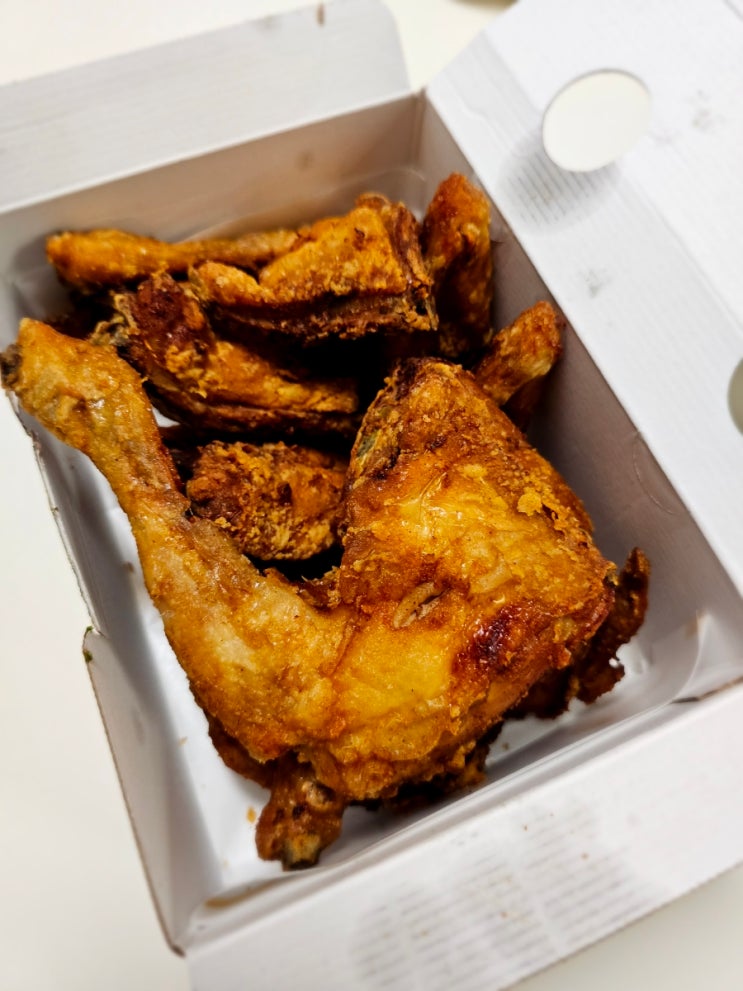  대구 칠곡 보건대 맛집 보드람치킨 오리지널 후라이드 포장후기