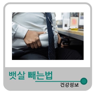 똥배 빼는 법/ 효과적인 방법 /뱃살 다이어트/40대 똥배 빼기