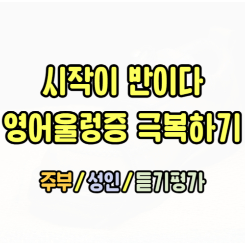  상주 기초 영어회화 성인 왕초보영어 원어민 워홀 주재원 대비