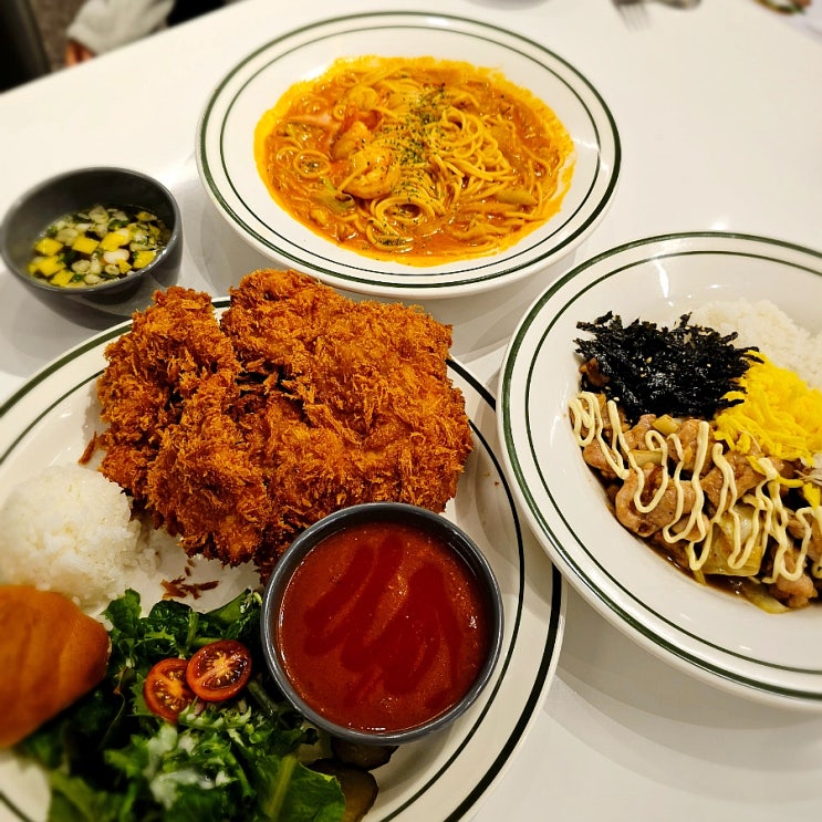  대구 침산동 맛집 뜨돈 수제돈까스 스프 우동국물 서비스 최고