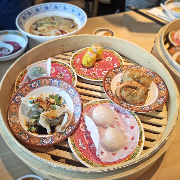  천호역 맛집, 크리스탈제이드 현대백화점 천호점 딤섬 점보플래터