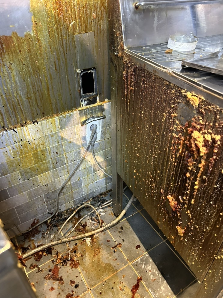  울산 식당주방청소 바닥청소까지 놀라운결과물 !