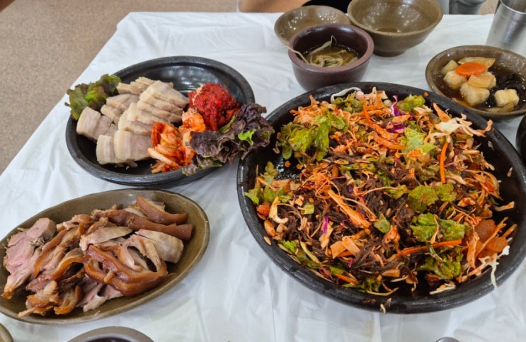  태안 보쌈맛집 항아리보쌈 점심특선-수육이 정말 맛있는 집!