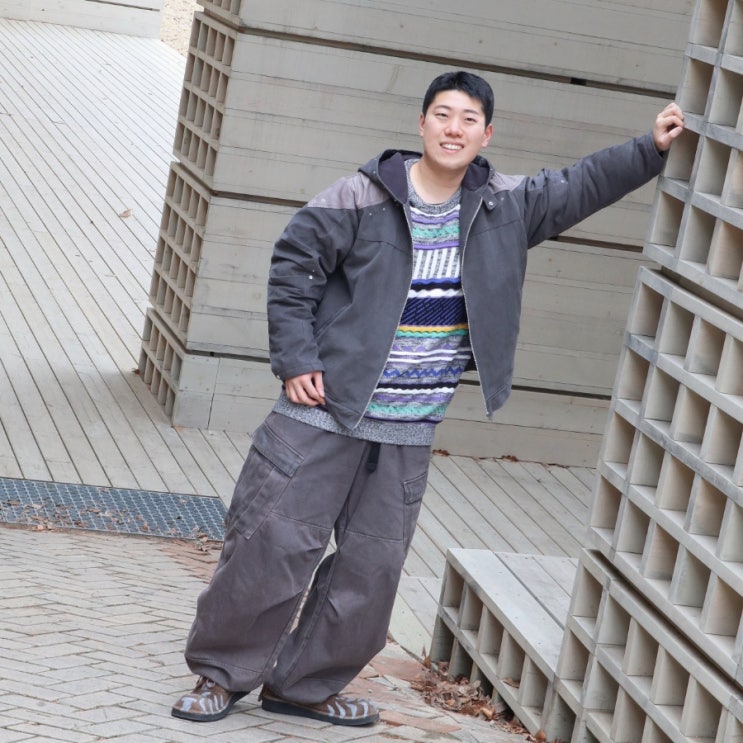  남자 워크자켓 코디 포스333 유니크한 바이커자켓