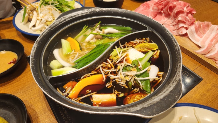  후쿠오카 가성비 맛집 스키야키, 샤브샤브 고기/야채/하겐다즈 무한리필 타지마야 킷테하카타점