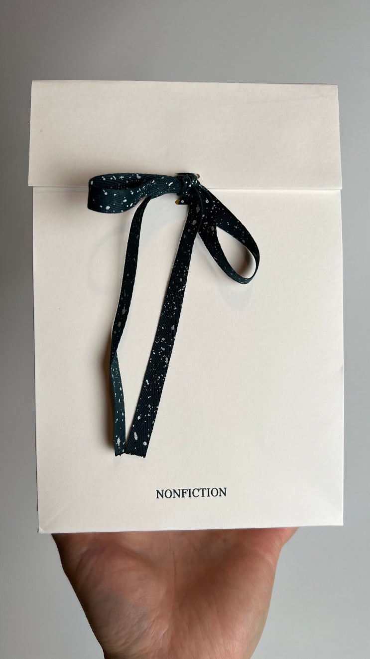  논픽션 기프트 패키지, NONFICTION, FSC, 쇼핑백 제조, 제작, 친환경