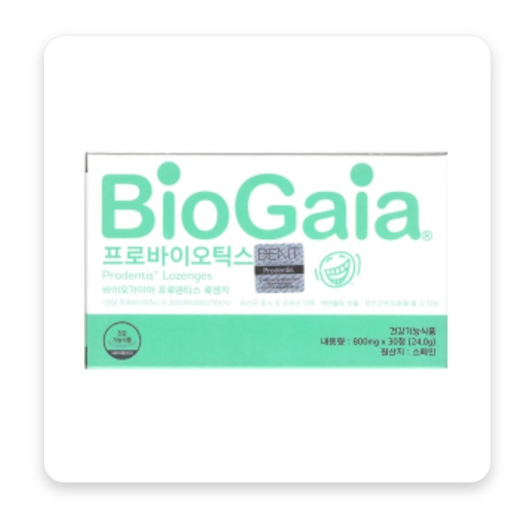 바이오가이아 프로덴티스 로젠지 구강유산균 800mg x 30정 / 써클