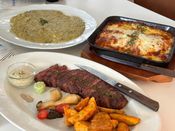  송도 타임스페이스 파스타 맛집 투파인드피터 | 라자냐 리조또 스테이크 냠