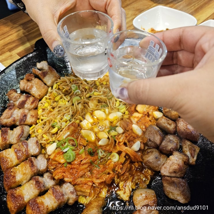  부산 연산동 구워주는 삼겹살맛집, 굳은살