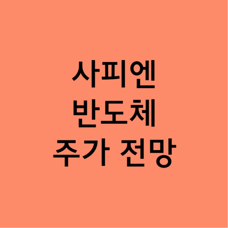  사피엔반도체 전망, 삼성 지분 투자 사실 부각